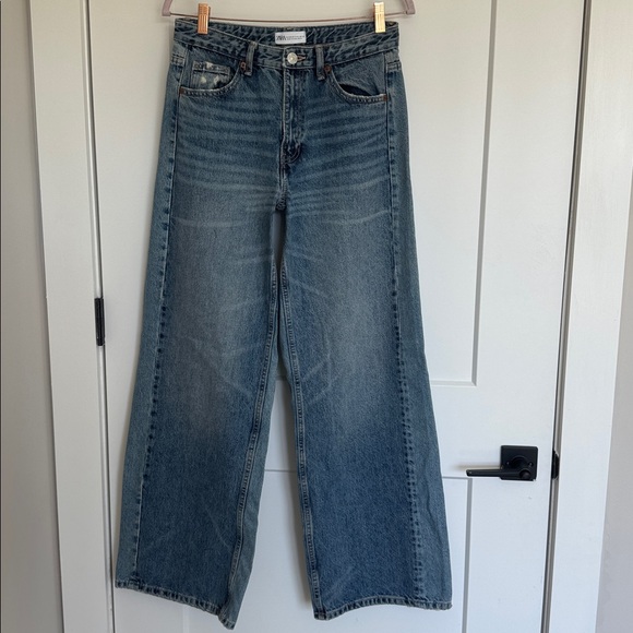 🎉HP🎉 Zara Wide Leg Jeans - Picture 3 of 6